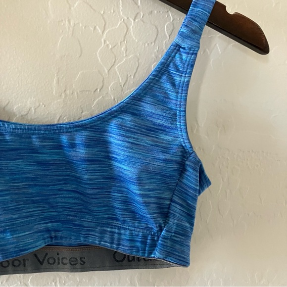 Outdoor Voices Heathered Blue Active Top Sports Bra Size Small - Picture 10 of 10